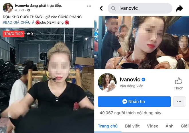 Fanpage của Ivanovic biến thành fanpage bán quần áo online Fanpage Ivanovic chuyển sang bán hàng online